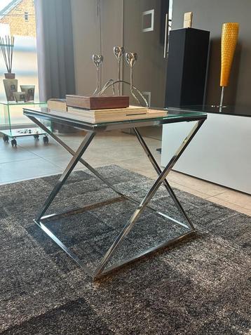 Table basse de salon contemporaine, 50 à 100 cm, Enlèvement, 50 à 100 cm, Métal