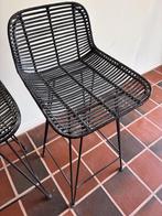 Hoge Barstoelen HK Living, Huis en Inrichting, Barkrukken, Ophalen, Metaal, 60 tot 90 cm, Zo goed als nieuw