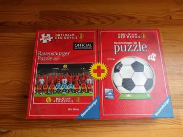 Puzzle Red Devils 100 pièces + boule 3D — 9 euros disponible aux enchères