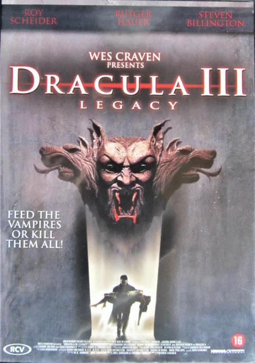 DVD HORROR- DRACULA III LEGACY, Cd's en Dvd's, Dvd's | Horror, Zo goed als nieuw, Vampiers of Zombies, Alle leeftijden, Ophalen of Verzenden