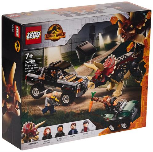 LEGO 76950 Triceratops pick-up truck hinderlaag nieuw, Enfants & Bébés, Jouets | Duplo & Lego, Neuf, Lego, Ensemble complet, Enlèvement ou Envoi