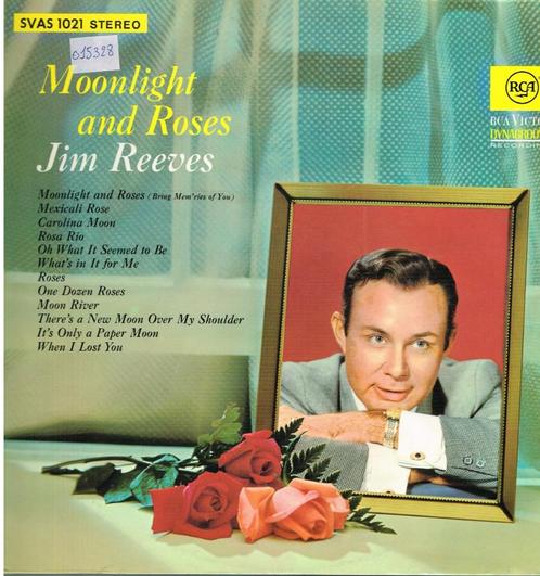 lp    /    Jim Reeves – Moonlight And Roses, CD & DVD, Vinyles | Autres Vinyles, Autres formats, Enlèvement ou Envoi