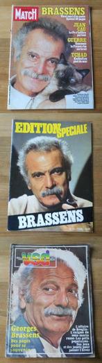 3 anciens magazines consacrés à Brassens, Livres, Enlèvement, Utilisé