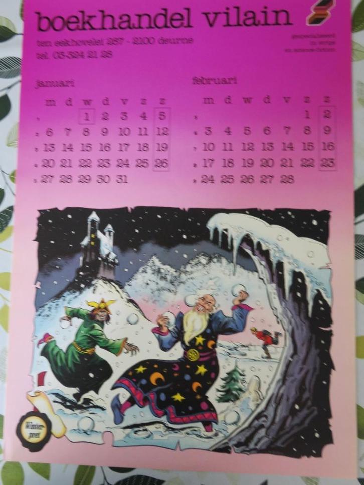 Stripkalender rode ridder Karel Biddeloo 1986, Boeken, Stripverhalen, Zo goed als nieuw, Ophalen of Verzenden