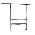 Mobiele DJ stand met 4 LED lampen, Ophalen, Zo goed als nieuw, Dj-set, Overige merken