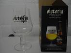 splinternieuwe victoria bierglazen in mooi geschenkdoosje, Ophalen of Verzenden, Nieuw