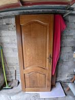 massieve eiken deuren 2 stuks 83 cm br lingse, Doe-het-zelf en Bouw, Deuren en Vliegenramen, Ophalen, Gebruikt