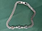 Sterling silver bracelet with 3 natural Opal triplets and 2, Met edelsteen, Nieuw, Ophalen of Verzenden, Zilver