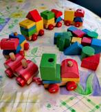 Houten treintje, Kinderen en Baby's, Speelgoed | Houten speelgoed, Ophalen