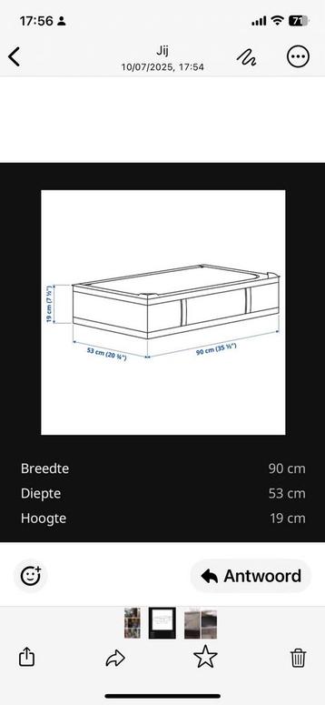 Opberg boxen 3 stuks
