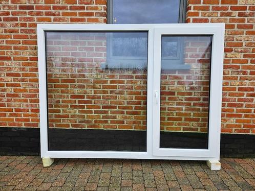 Prachtige Pvc Ramen Deceuninck, Doe-het-zelf en Bouw, Raamkozijnen en Schuifdeuren, Zo goed als nieuw, Raamkozijn, Kunststof, Inclusief glas