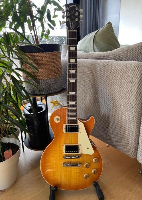 Gibson Les Paul Standard 60s Unburst, Muziek en Instrumenten, Snaarinstrumenten | Gitaren | Elektrisch, Zo goed als nieuw, Solid body