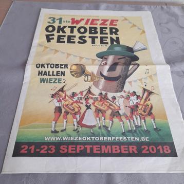 Krantje 31ste Wieze Oktober Feesten .21-23 sept.2018.