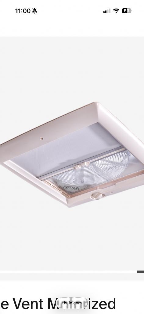 Thule dakventilator omni vent camper caravan, Caravans en Kamperen, Overige Caravans en Kamperen, Nieuw, Ophalen