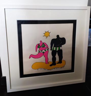 Niki de Saint Phalle, handgesigneerde en genummerde zeefdruk beschikbaar voor biedingen