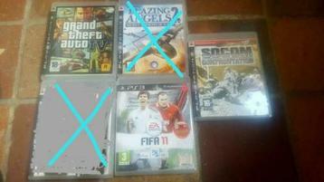 Jeux PS3  Titres variés (5 euros chacun)