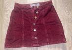 Bordeaux rokje - maat 32 - met 5 knopen, Ophalen of Verzenden, Zo goed als nieuw