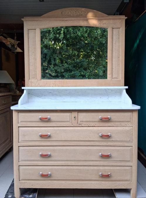 Antiek lavabomeubel met laden, Huis en Inrichting, Kasten | Ladekasten, Gebruikt, 150 tot 200 cm, 100 tot 150 cm, 50 tot 75 cm
