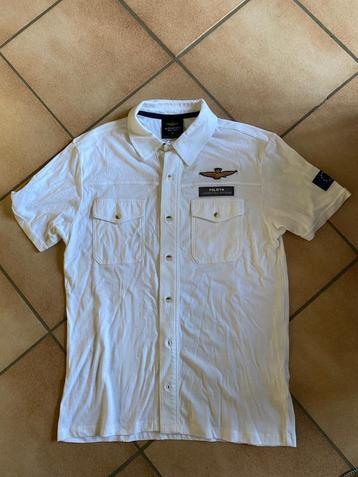 Aeronautica Militare shirt M wit korte mouwen in jersey ZGS beschikbaar voor biedingen