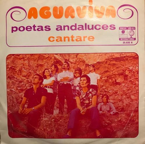 Aguaviva – Poetas Andaluces / Cantare, CD & DVD, Vinyles Singles, Comme neuf, Single, Pop, 7 pouces, Enlèvement ou Envoi