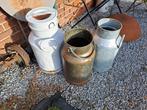 melkkan/kruik 3x, Tuin en Terras, Ophalen, Gebruikt