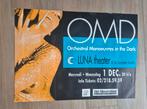 Concert poster OMD Luna Theater, Verzamelen, Ophalen of Verzenden, Zo goed als nieuw