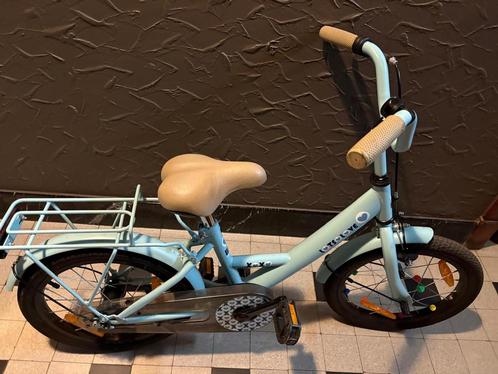 Mooie lichtblauwe kinderfiets, 16inch, merk BFK, Fietsen en Brommers, Fietsen | Kinderfietsjes, Zo goed als nieuw, Ophalen