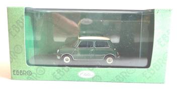 Mini Cooper Almond Green / Wit Ebbro 44407.  beschikbaar voor biedingen