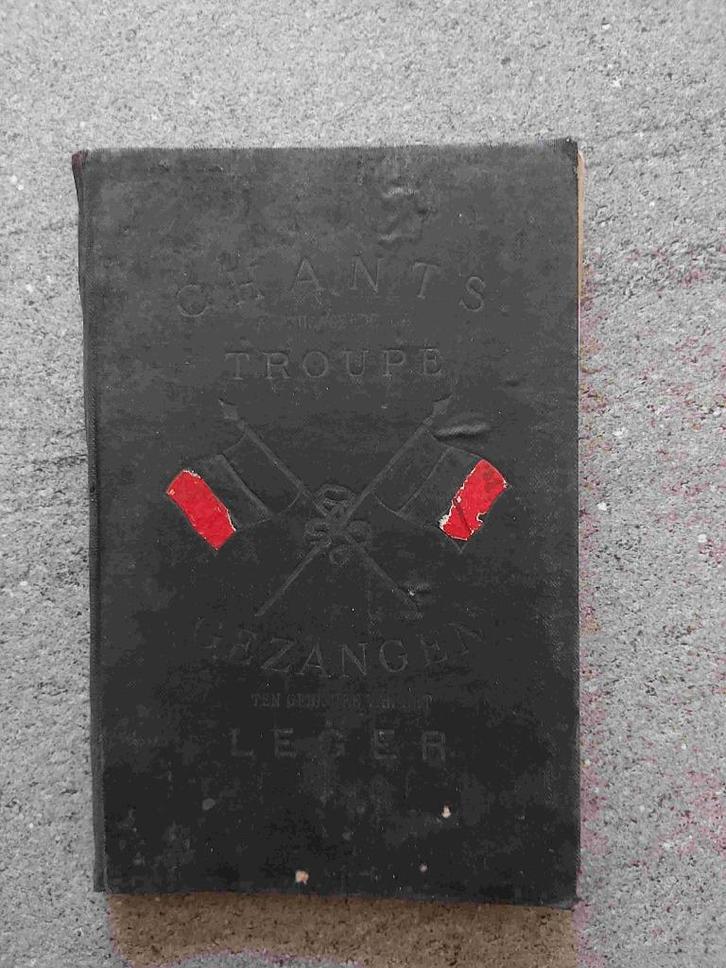 Chanson Lied Leger Armée België Belgique Troupe Officier, Verzamelen, Militaria | Algemeen, Landmacht, Boek of Tijdschrift, Verzenden