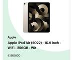Ipad in nieuwstaat, Computers en Software, Apple iPads, Ophalen, Apple iPad Air, Nieuw, Wi-Fi
