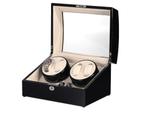 Watch winder 4 uurwerken, Handtassen en Accessoires, Horloges | Heren, Nieuw, Ophalen