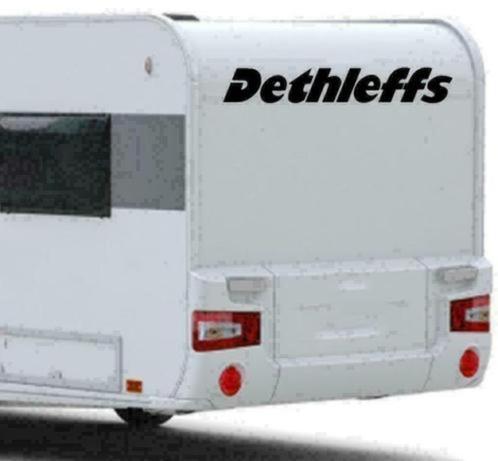 Dethleffs Camper Caravan Sticker Dethleffs sticker, Verzamelen, Stickers, Nieuw, Overige typen, Verzenden
