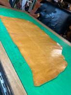 Klassiek bruin tuigleer 2-2,5 mm dikte half soepel, Enlèvement ou Envoi, Comme neuf, Brun