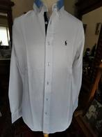 Heel mooi wit overhemd van Polo Ralph Lauren, Kleding | Heren, Ophalen of Verzenden, Zo goed als nieuw, Wit