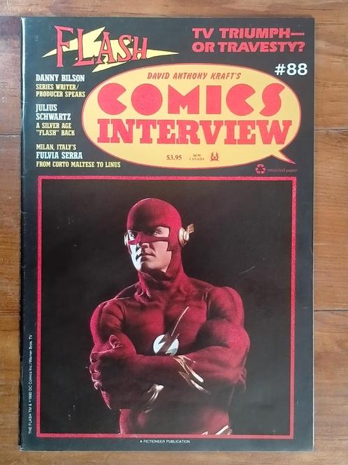 MAGAZINE CULTE Comics Interview#88 ft. THE FLASH 1990, Livres, BD | Comics, Comme neuf, Comics, Amérique, Enlèvement ou Envoi