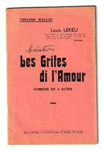 Théâtre wallon liégeois - Livret de la pièce  de Louis LEKEU, Boeken, Kunst en Cultuur | Dans en Theater, Ophalen of Verzenden