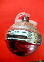 Zeer mooie ajeko kerstbal. Ufo met frosted glas., Diversen, Kerst, Ophalen of Verzenden, Zo goed als nieuw