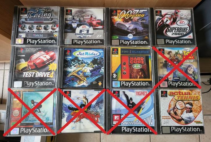 Lot de jeux PlayStation 1 – PS1, Games en Spelcomputers, Games | Sony PlayStation 1, Gebruikt, Overige genres, Ophalen