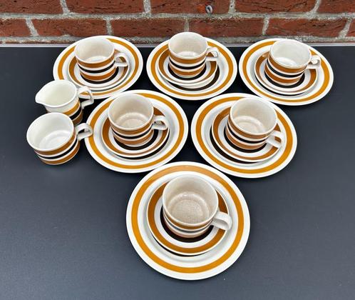 Retro koffieset van Carrigaline 1960s-1970s, Antiek en Kunst, Curiosa en Brocante, Ophalen of Verzenden