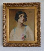 Charles Watelet (1867-1954) - Portret uit 1922, Antiek en Kunst, Kunst | Schilderijen | Klassiek, Ophalen of Verzenden