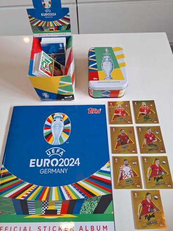 Topps Euro 2024 stickers beschikbaar voor biedingen