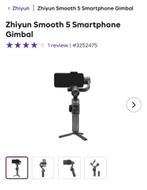 Zhiyun Smooth 5, Audio, Tv en Foto, Fotografie | Statieven en Balhoofden, Ophalen, Driepoot, Zo goed als nieuw, Minder dan 150 cm