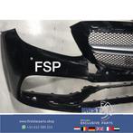 C205 A205 C63 AMG VOORBUMPER + GRIL ZWART Mercedes C Klasse, Gebruikt, -, Voor, Ophalen of Verzenden