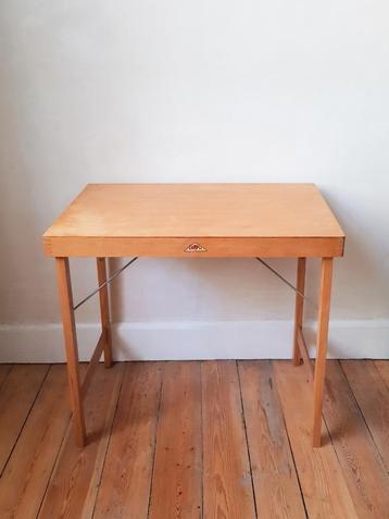 Opvouwbare Vintage klaptafel - CAMPLI - in beukenhout beschikbaar voor biedingen