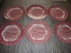 6 assiettes royal tudor ware"17 century england", Ophalen, Gebruikt, Bord(en)