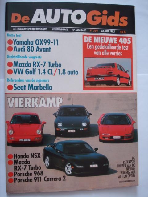 Autogids 334, Livres, Autos | Brochures & Magazines, Comme neuf, Général, Envoi