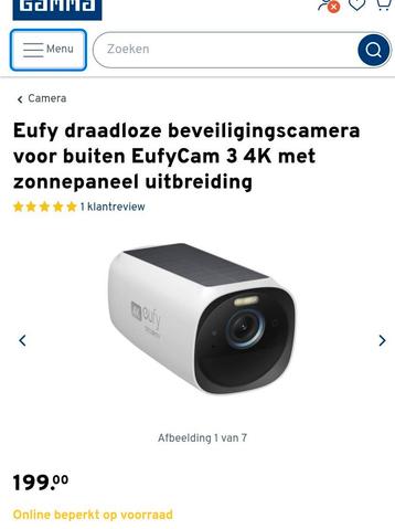 Veiligheidscamera Eufy beschikbaar voor biedingen