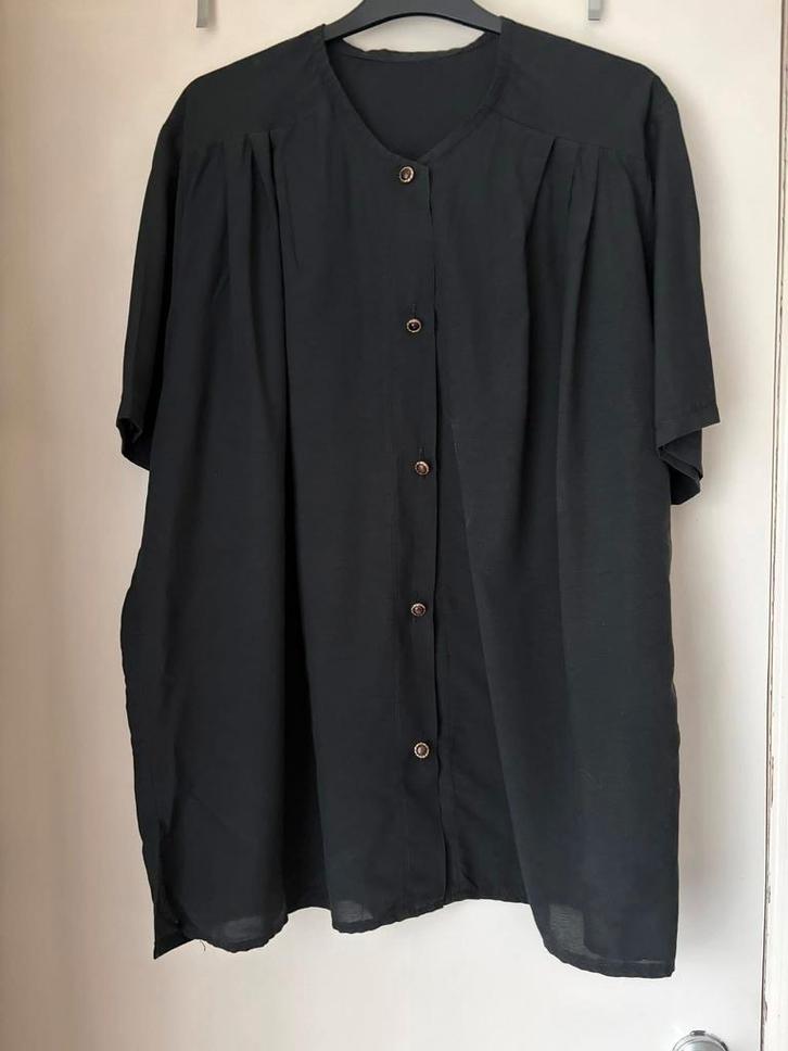 Blouse voor dames — Grote maat XL+ — Zwart, Kleding | Dames, Grote Maten, Zo goed als nieuw, Zwart, Ophalen of Verzenden