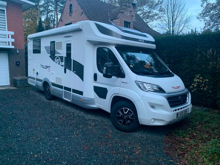 Mooie mobilhome Elnagh T loft 530, Caravans en Kamperen, Mobilhomes, Particulier, Half-integraal, Fiat, Diesel, Handgeschakeld