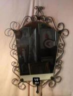 Magnifique Miroir Rétro en métal - 72x52, Maison & Meubles, Comme neuf, Enlèvement ou Envoi